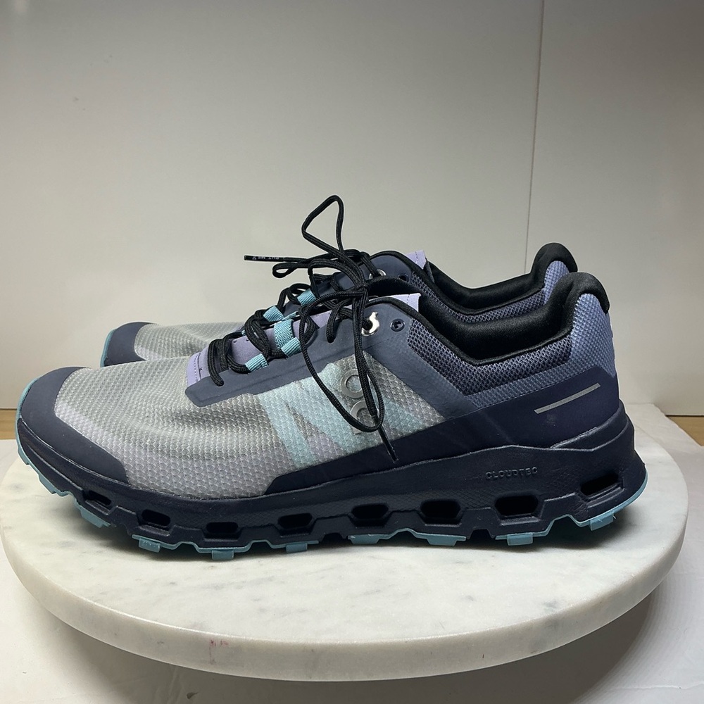 On Cloud Women's Size 10 Navy Wash Blue Cloudvista Trail Running Shoes - Picture 7 of 15